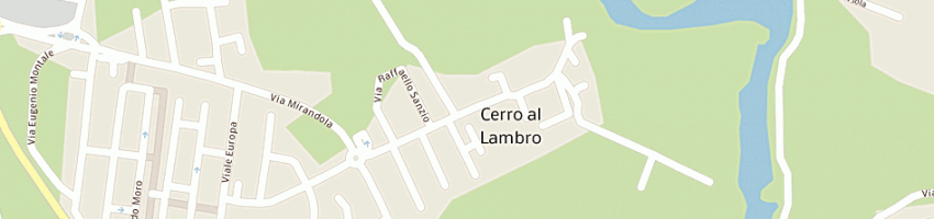 Mappa della impresa poste italiane spa a CERRO AL LAMBRO