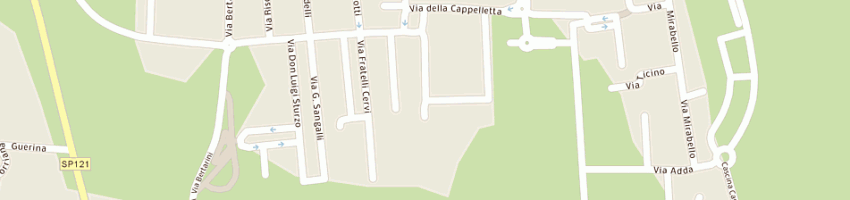 Mappa della impresa punto e legno srl a CARUGATE