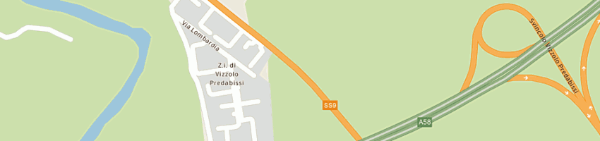 Mappa della impresa autotrasporti umberto snc a VIZZOLO PREDABISSI