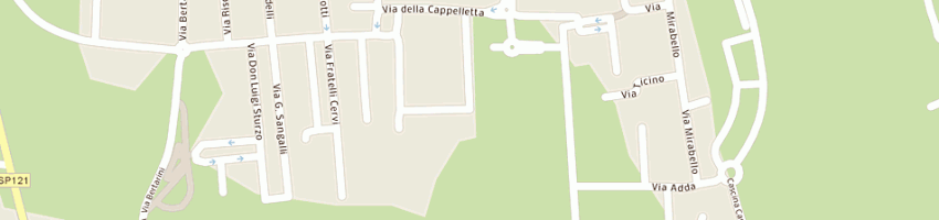 Mappa della impresa metra (srl) a CARUGATE