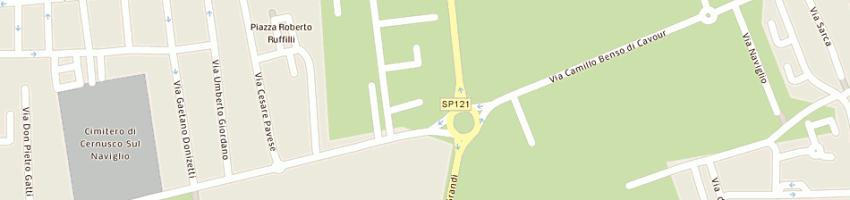Mappa della impresa magni carlo a CERNUSCO SUL NAVIGLIO