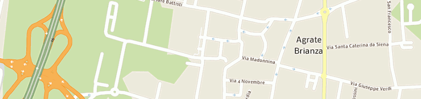 Mappa della impresa comune di agrate brianca a AGRATE BRIANZA