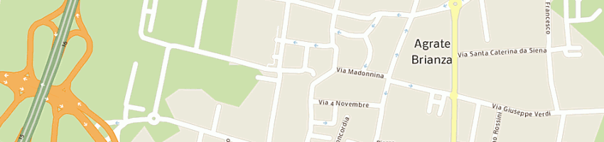Mappa della impresa soco snc a AGRATE BRIANZA