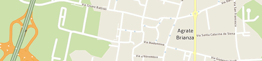Mappa della impresa coop di servizi achille grandi scarl a AGRATE BRIANZA