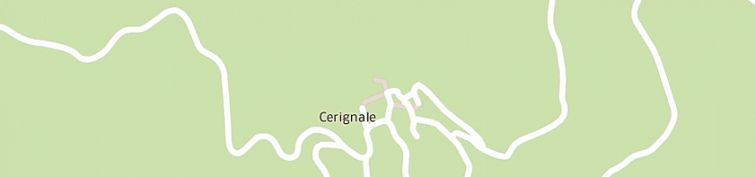 Mappa della impresa le piane camping ristorante a CERIGNALE
