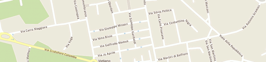Mappa della impresa arti grafiche 94 tipolitografia di bignami modesto e c snc a PANTIGLIATE