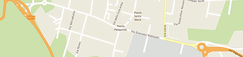 Mappa della impresa speedy pizza srl a MONZA
