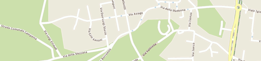 Mappa della impresa malaspina antonio a VIMERCATE