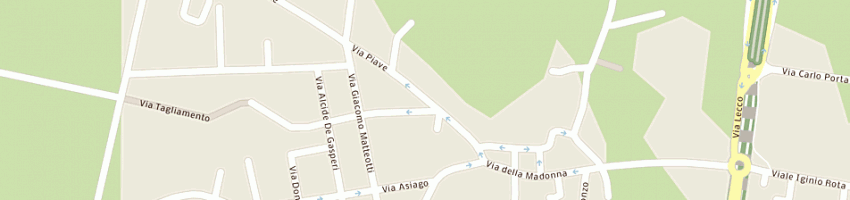 Mappa della impresa ostaria nonno cet a VIMERCATE