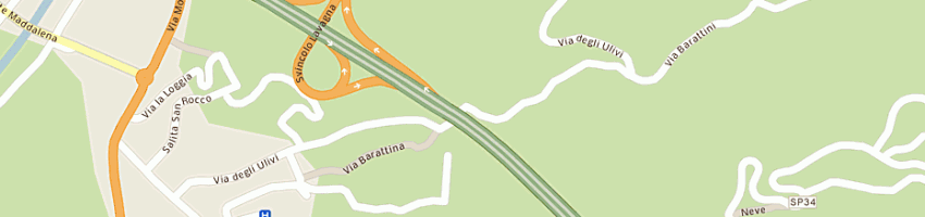 Mappa della impresa autotrasporti gori e figli snc a LAVAGNA
