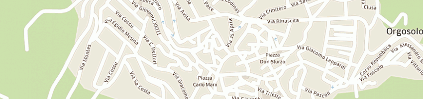 Mappa della impresa petit hotel di mesina g a ORGOSOLO