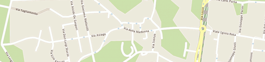 Mappa della impresa braccio di ferro di erba simone a VIMERCATE