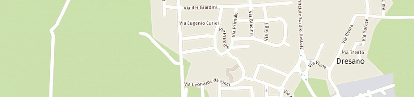 Mappa della impresa costantino daniele a DRESANO