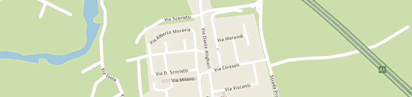 Mappa della impresa bergomi elettrodomestici a SAN ZENONE AL LAMBRO