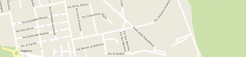 Mappa della impresa studio dentistico il fontanile sas di bellinello gabriele e c a PANTIGLIATE