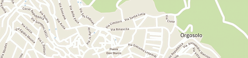 Mappa della impresa effepi di fpira e csnc a ORGOSOLO