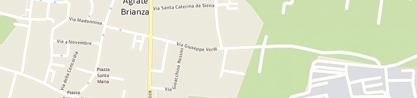 Mappa della impresa brenna giovanna a AGRATE BRIANZA