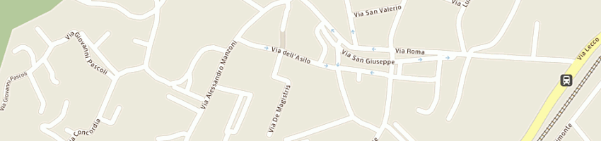 Mappa della impresa coin di ratti cesare e c sas a VALMADRERA