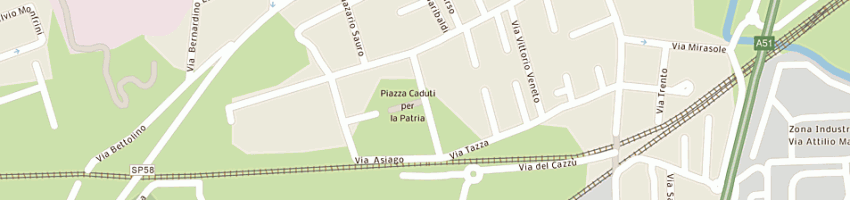 Mappa della impresa la marchesina srl a USMATE VELATE
