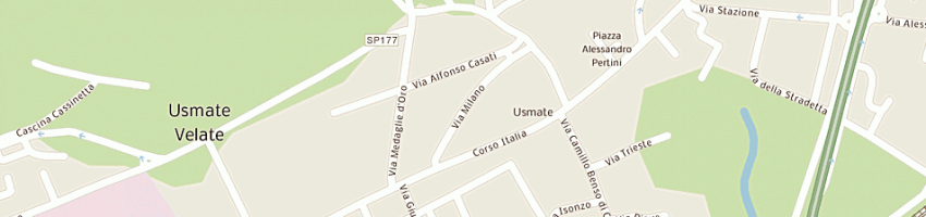 Mappa della impresa caffe' borgia sas a USMATE VELATE