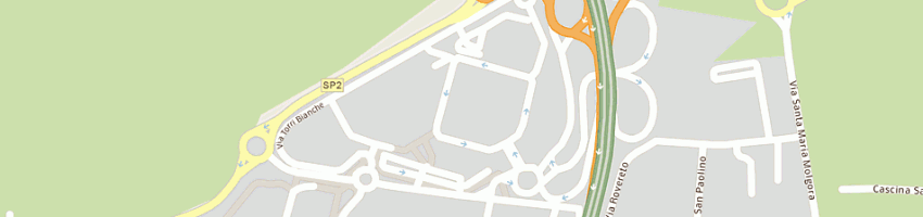 Mappa della impresa centro medico torri bianche srl a VIMERCATE