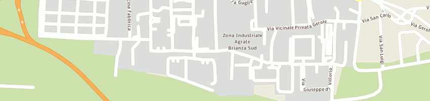 Mappa della impresa autofficina gommista dei flli rosa snc di rosa marco e nicola a CAPONAGO