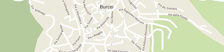 Mappa della impresa frigau maria gabriella a BURCEI