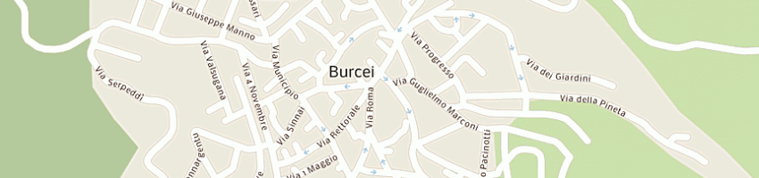 Mappa della impresa cannas teresa e c sas a BURCEI