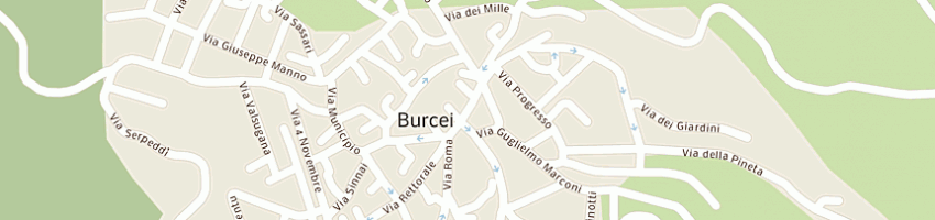 Mappa della impresa concas adele a BURCEI