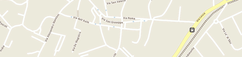 Mappa della impresa autoservice adamoli e c snc a VALMADRERA