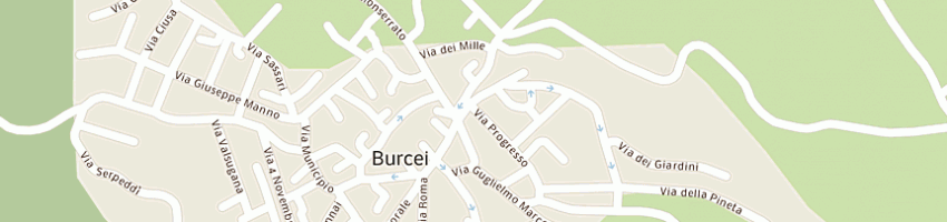 Mappa della impresa comune di burcei a BURCEI