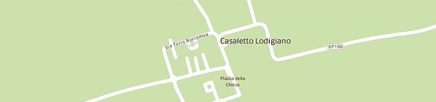 Mappa della impresa pelicani roberto a CASALETTO LODIGIANO