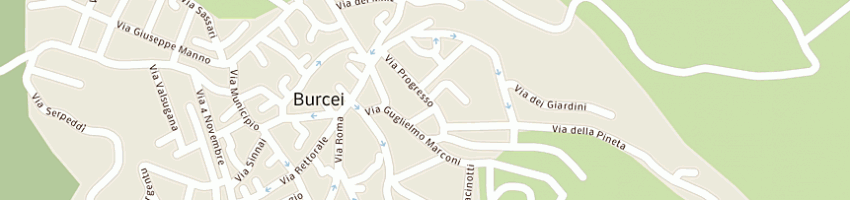 Mappa della impresa ichnos dei flli zuncheddu paolo e severino sas a BURCEI