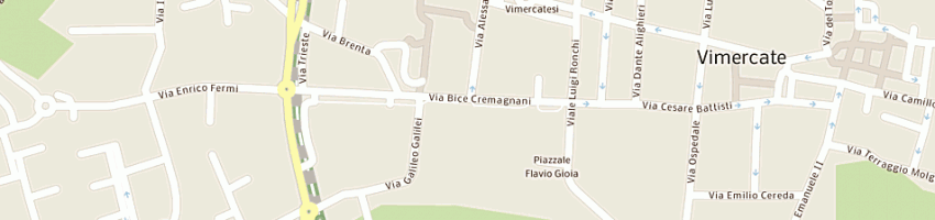 Mappa della impresa mirabella ing vito a VIMERCATE