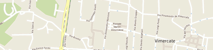 Mappa della impresa cerfin srl a VIMERCATE