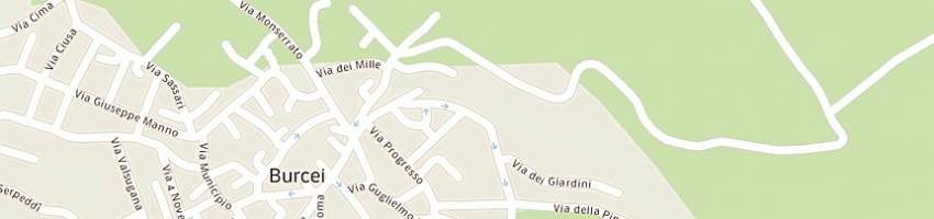 Mappa della impresa farmacia ballocco a BURCEI