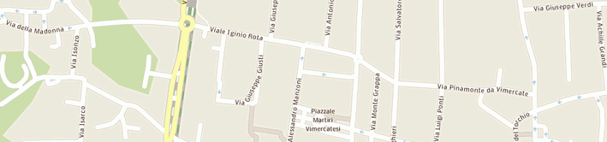 Mappa della impresa malco srl a VIMERCATE