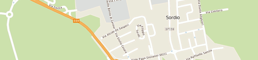 Mappa della impresa abc engineering srl a SORDIO