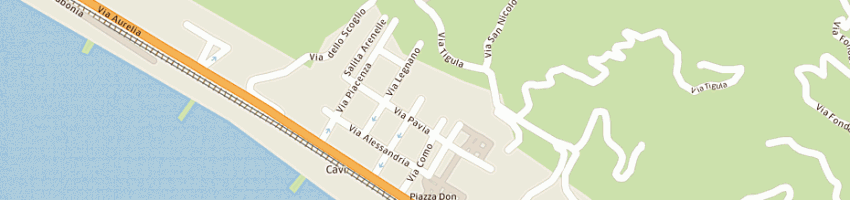 Mappa della impresa ristorante pizzeria il corsaro a LAVAGNA