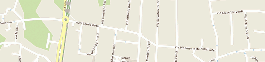 Mappa della impresa nuova varisco autofficina snc di sala alessandrina e c a VIMERCATE