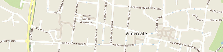 Mappa della impresa gianni luigi a VIMERCATE