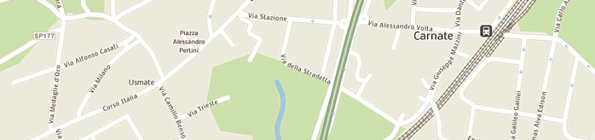Mappa della impresa valentini carlo snc di valentini giacomo e c a USMATE VELATE