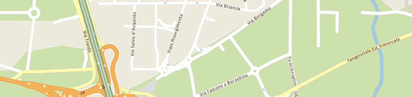 Mappa della impresa calcagno giuseppe a VIMERCATE