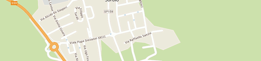 Mappa della impresa ambulatorio comunale a SORDIO