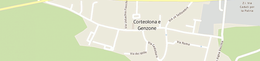 Mappa della impresa forni monica a CORTEOLONA