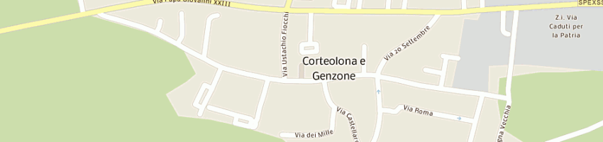 Mappa della impresa arisi stefano - stazione agip a CORTEOLONA