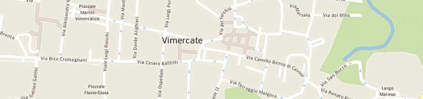 Mappa della impresa il mio caffe' di panceri ramona e c snc a VIMERCATE