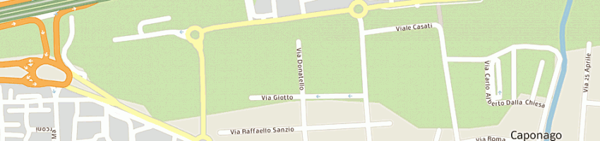 Mappa della impresa tocco magico acconciature di girlanza erika a CAPONAGO