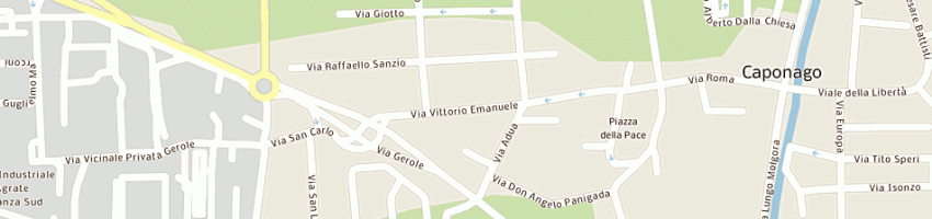 Mappa della impresa la colonna sdf di amendola e gaviraghi a CAPONAGO