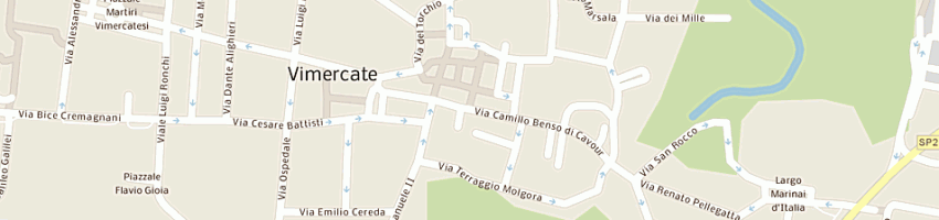 Mappa della impresa cereda pietro e manzoni loredana snc a VIMERCATE